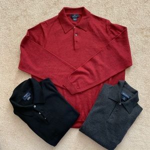 All 3 Brooks Brothers- Merino Wool Sweaters